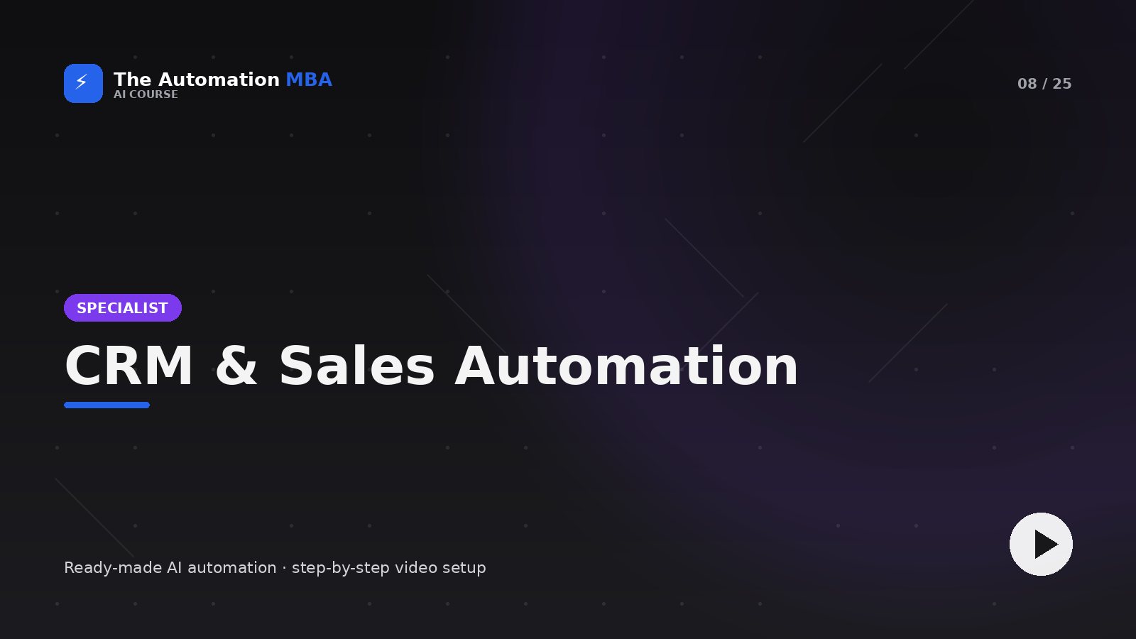 CRM- & Sales-Automation — Spezialist