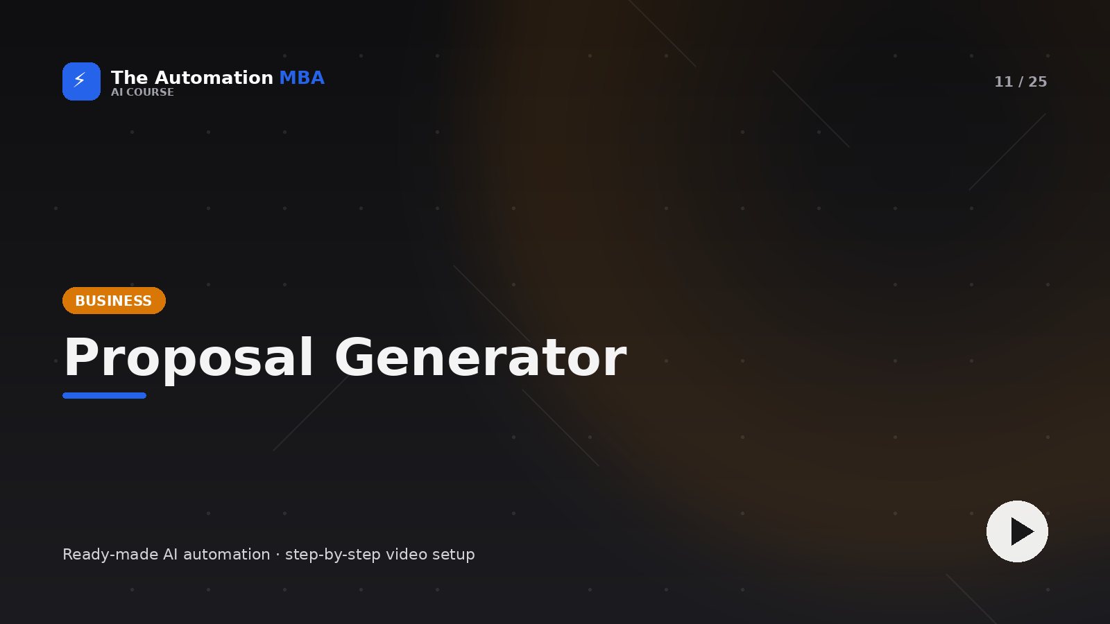 Angebots-Generator — Business