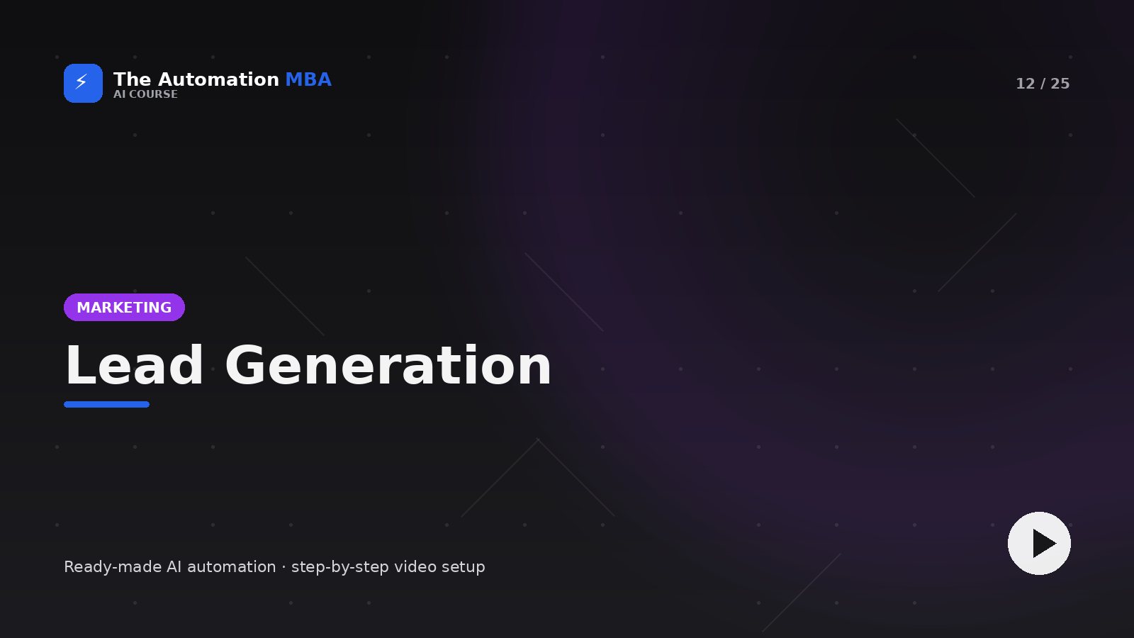 Lead-Generierung — Marketing
