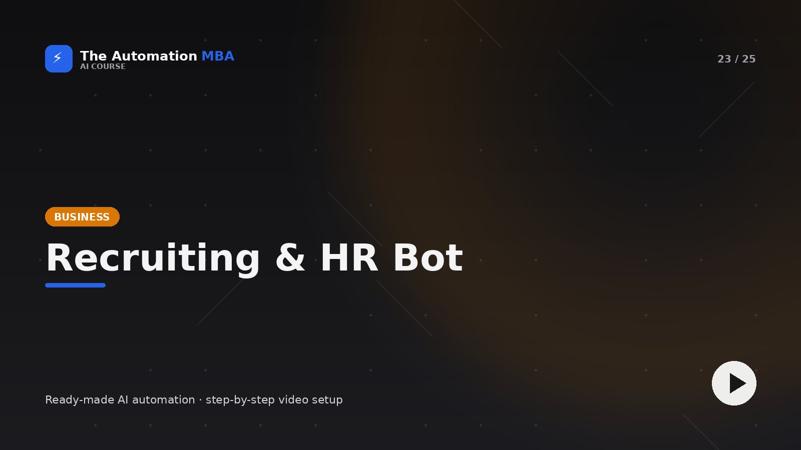 Recruiting- & HR-Bot — Business